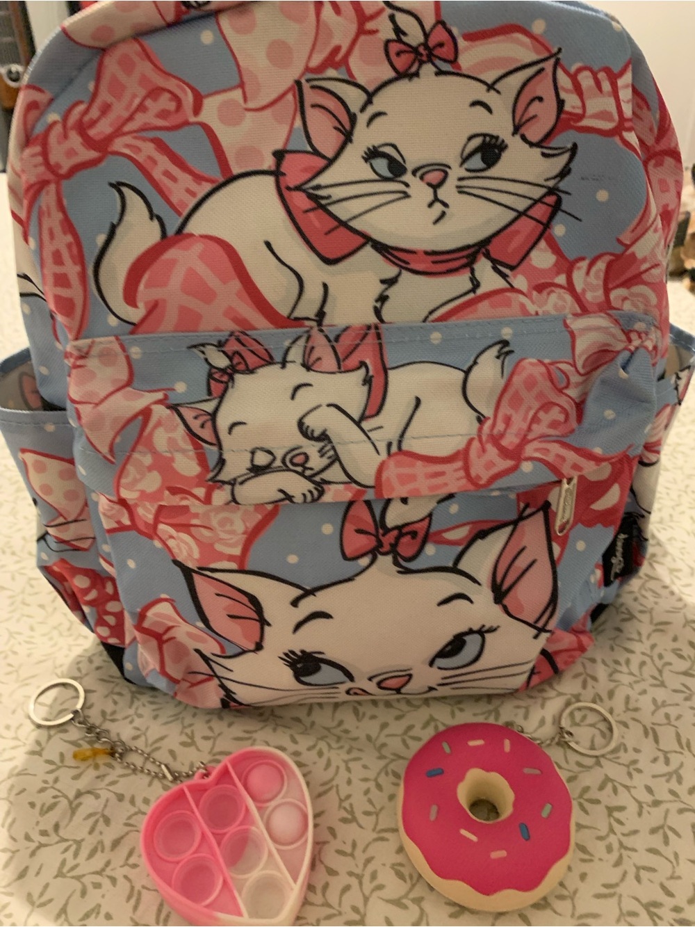Aristocats Marie 12" Deluxe Oversize Polyester Backpack